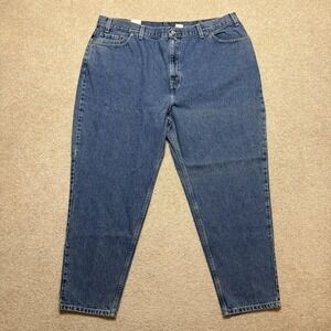 Vtg Levis 550 Jeans NWT Womens 24W Short 42x30 Blue High Rise Relaxed‎ Tapered